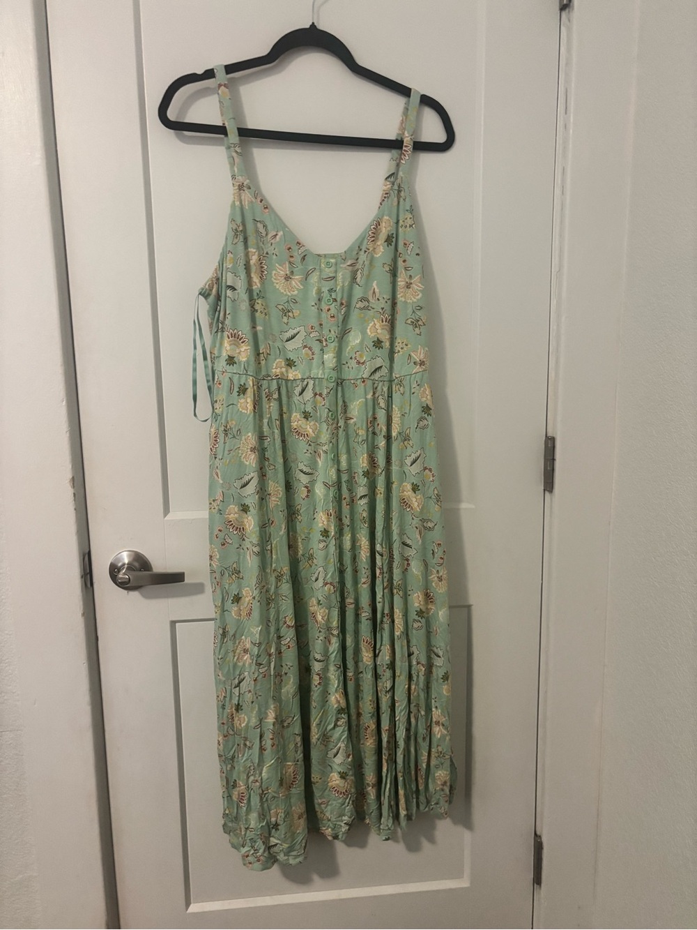 torrid Mint Floral Spaghetti-Strap Maxi Dress